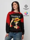 Женский свитшот / Луффи One Piece. Большой куш