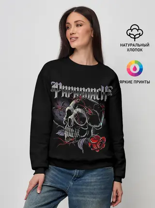 Женский свитшот / Papa Roach Rose