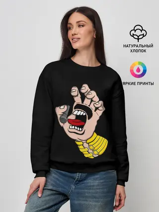 Женский свитшот / Рука Меркьюри