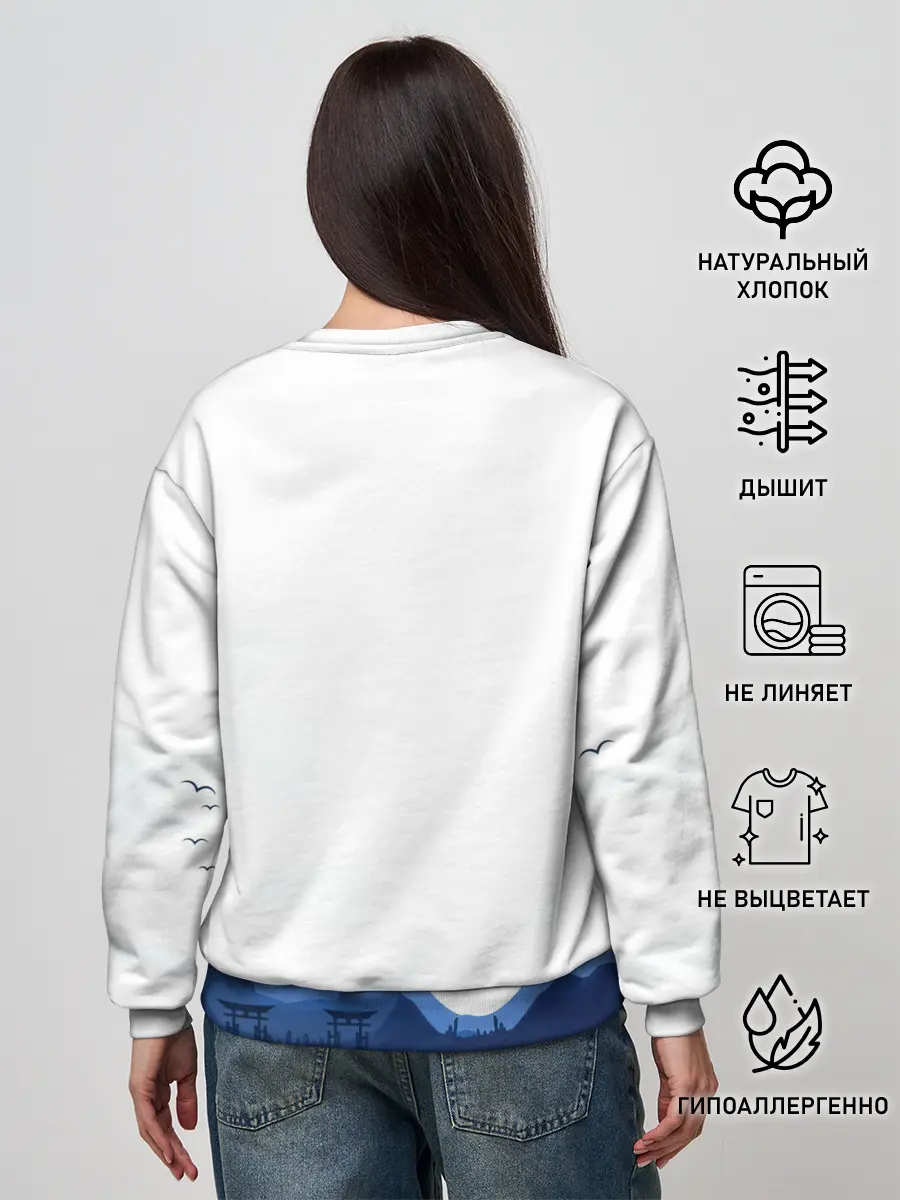 Женский свитшот / Фрэнки One Piece. Большой куш