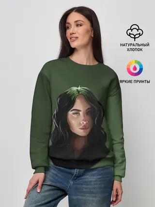 Женский свитшот / BILLIE EILISH | БИЛЛИ АЙЛИШ