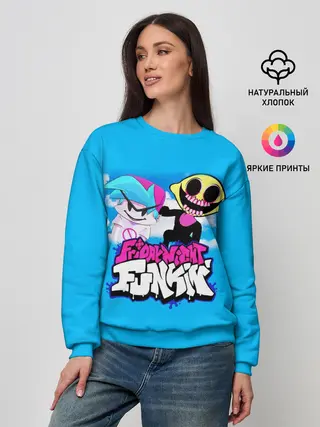 Женский свитшот / Boyfriend and Monster