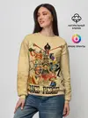 Женский свитшот / One Piece пираты Соломенной Шляпы