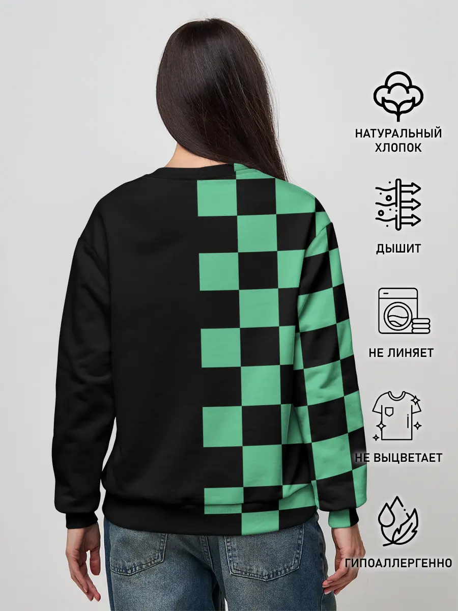 Женский свитшот / КОСТЮМ TANJIRO KAMADO | ТАНДЖИРО