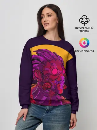 Женский свитшот / Cyberpunk 2077 | Cyberware