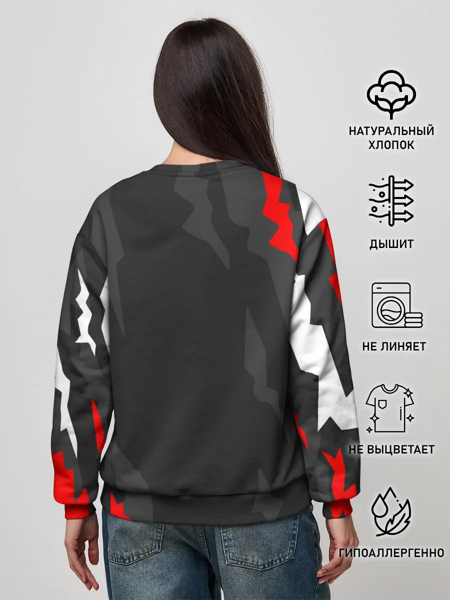 Женский свитшот / BAJAJ PULSAR / БАДЖАДЖ ПУЛЬСАР