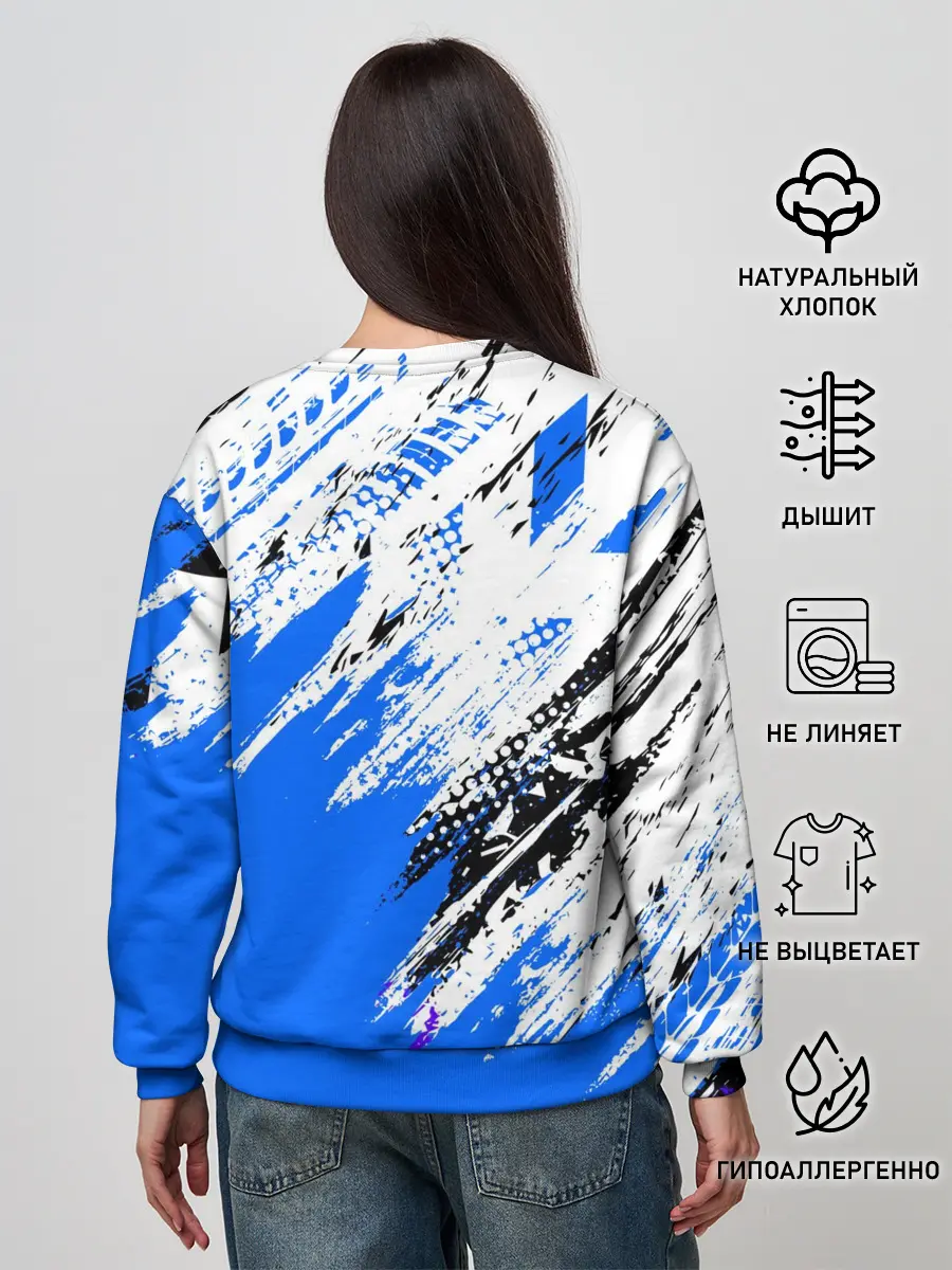 Женский свитшот / BAJAJ / БАДЖАДЖ / МОТОСПОРТ