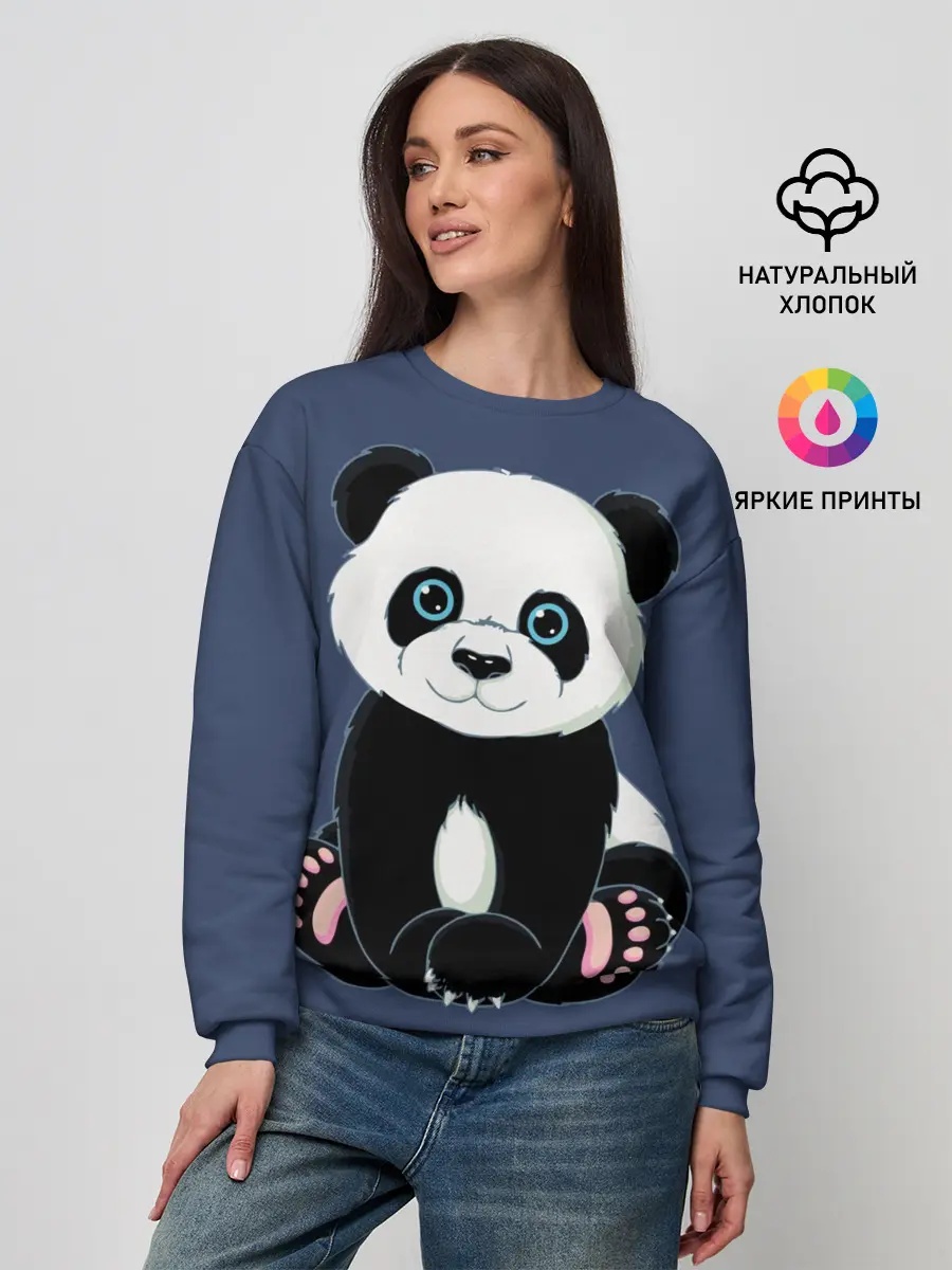 Женский свитшот / Милая Панда