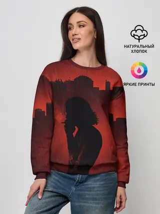 Женский свитшот / CP77 | Johnny