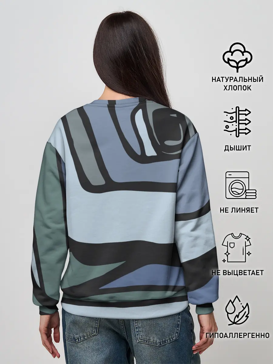 Женский свитшот / Графит