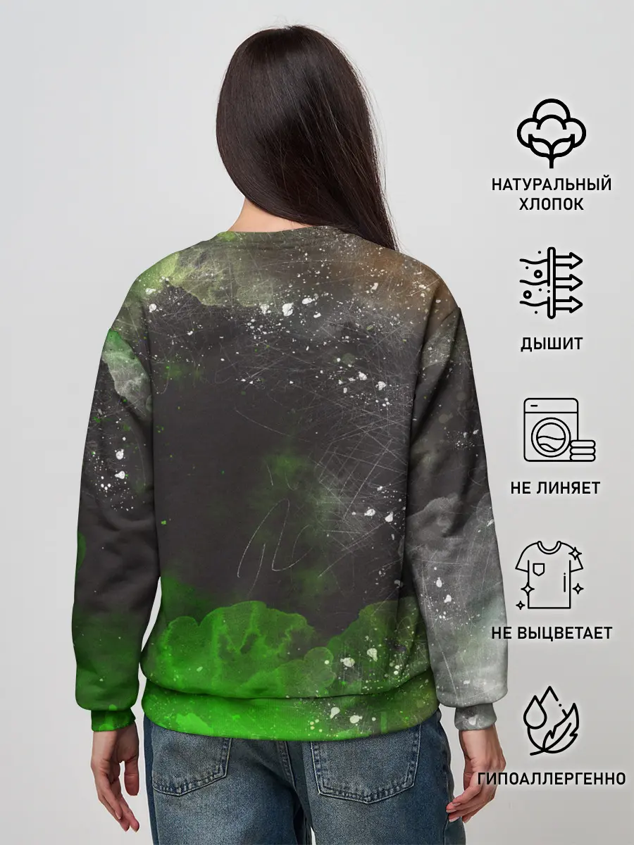 Женский свитшот / BILLIE EILISH | БИЛЛИ АЙЛИШ