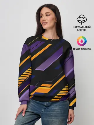 Женский свитшот / ТЕХНО БРОНЯ | ФУТУРИЗМ