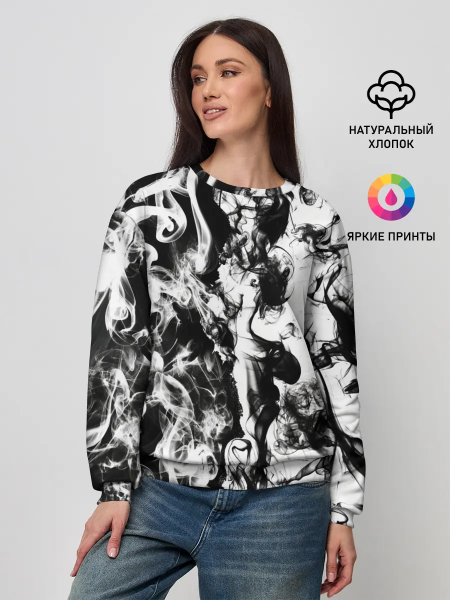 Женский свитшот / Dead water 3D. Мертвая вода 3Д