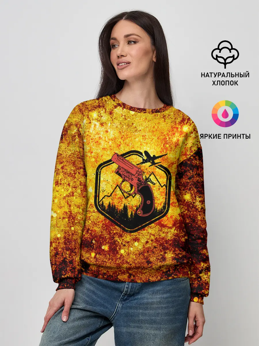 Женский свитшот / АИР ДРОП | ПАБГ