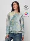 Женский свитшот / Абстрактный мрамор