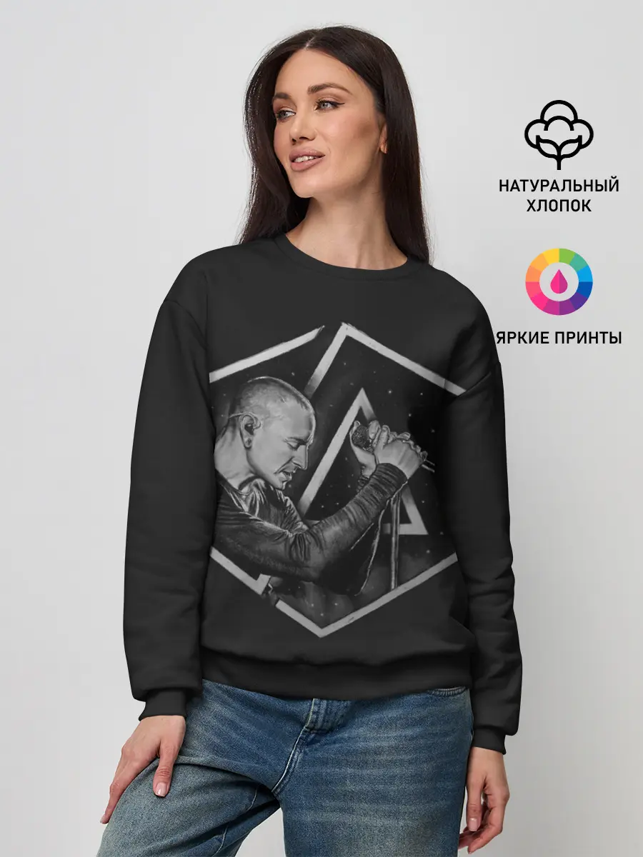 Женский свитшот / Честер скетч