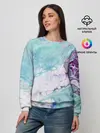 Женский свитшот / Цветная морская пена
