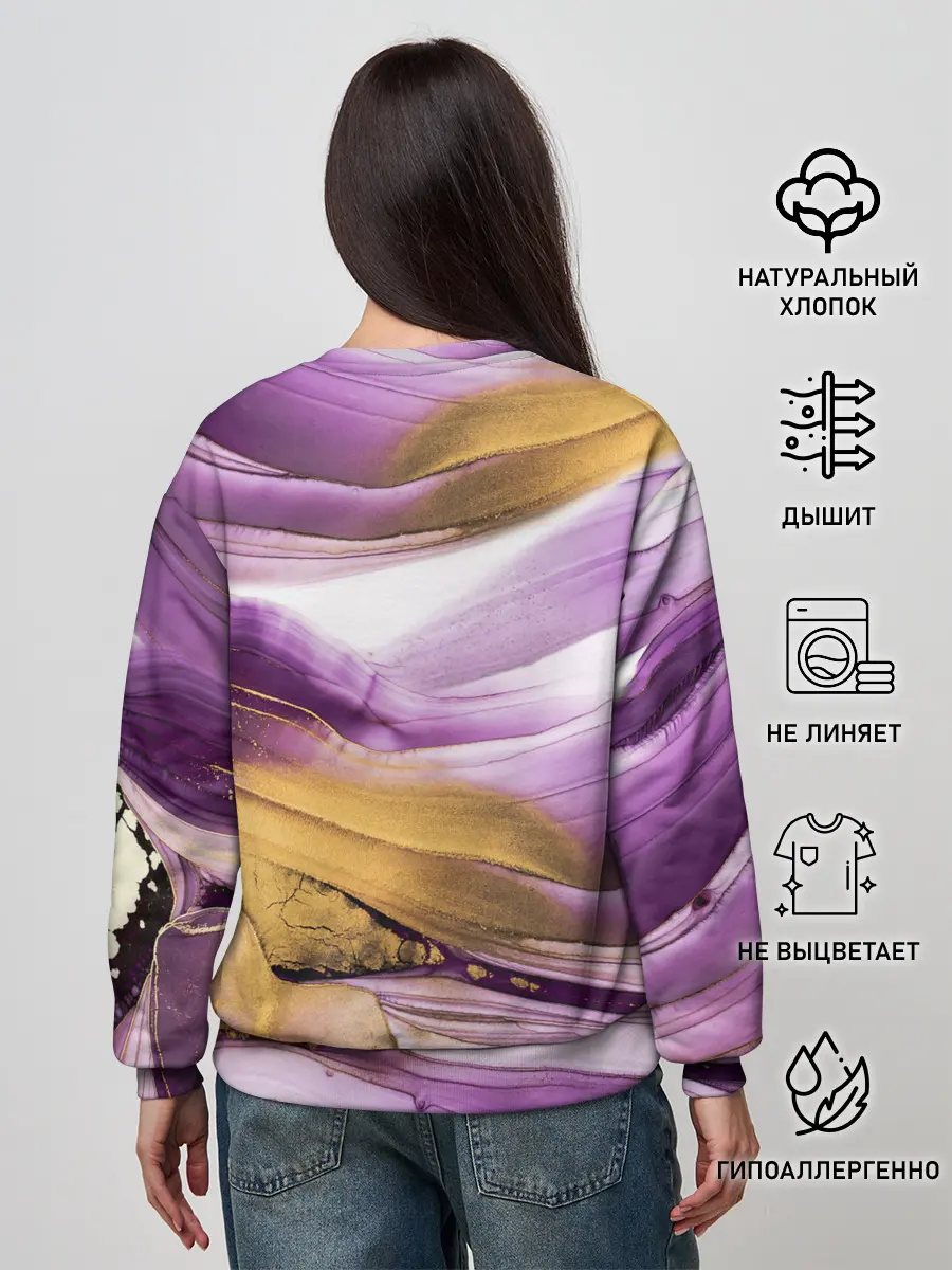 Женский свитшот / Наслоение красок