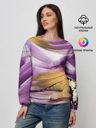 Женский свитшот / Наслоение красок