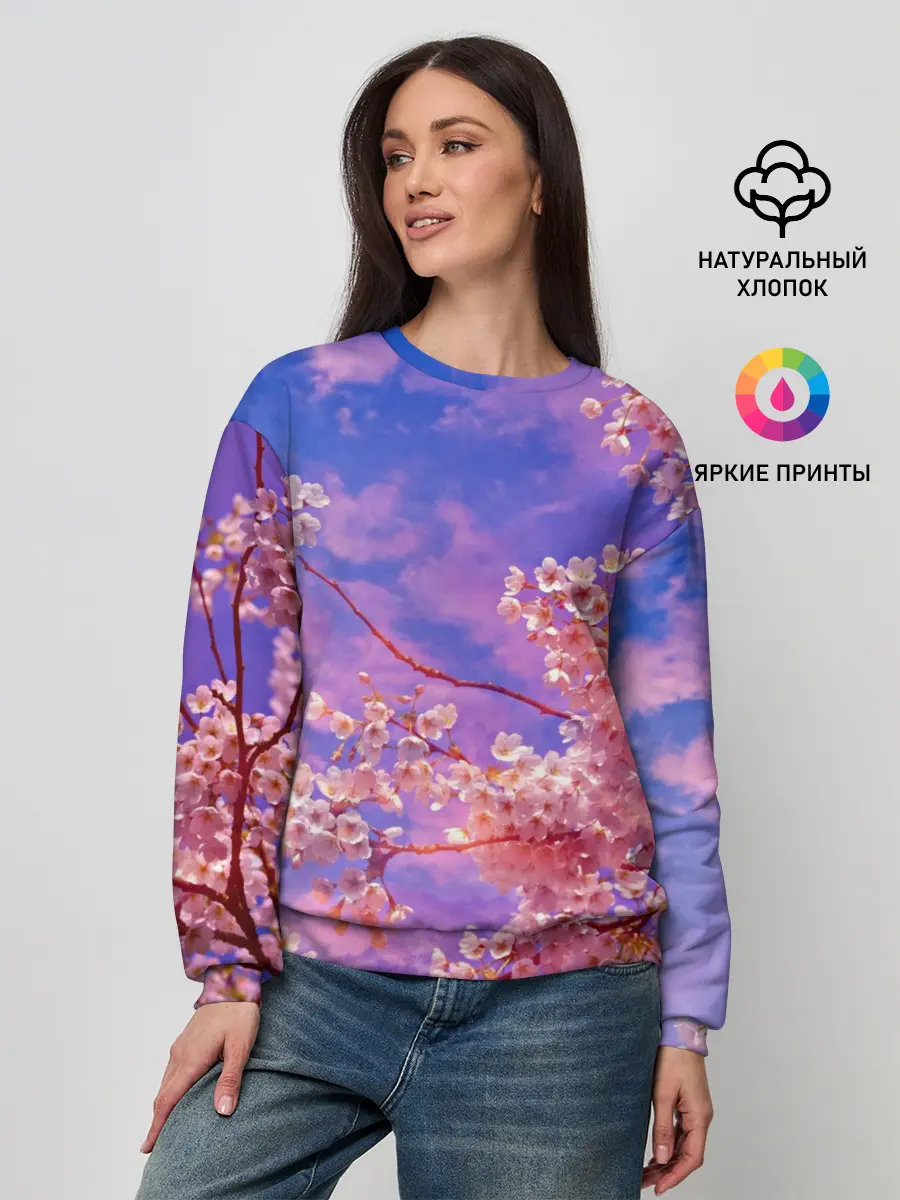 Женский свитшот / Сакура