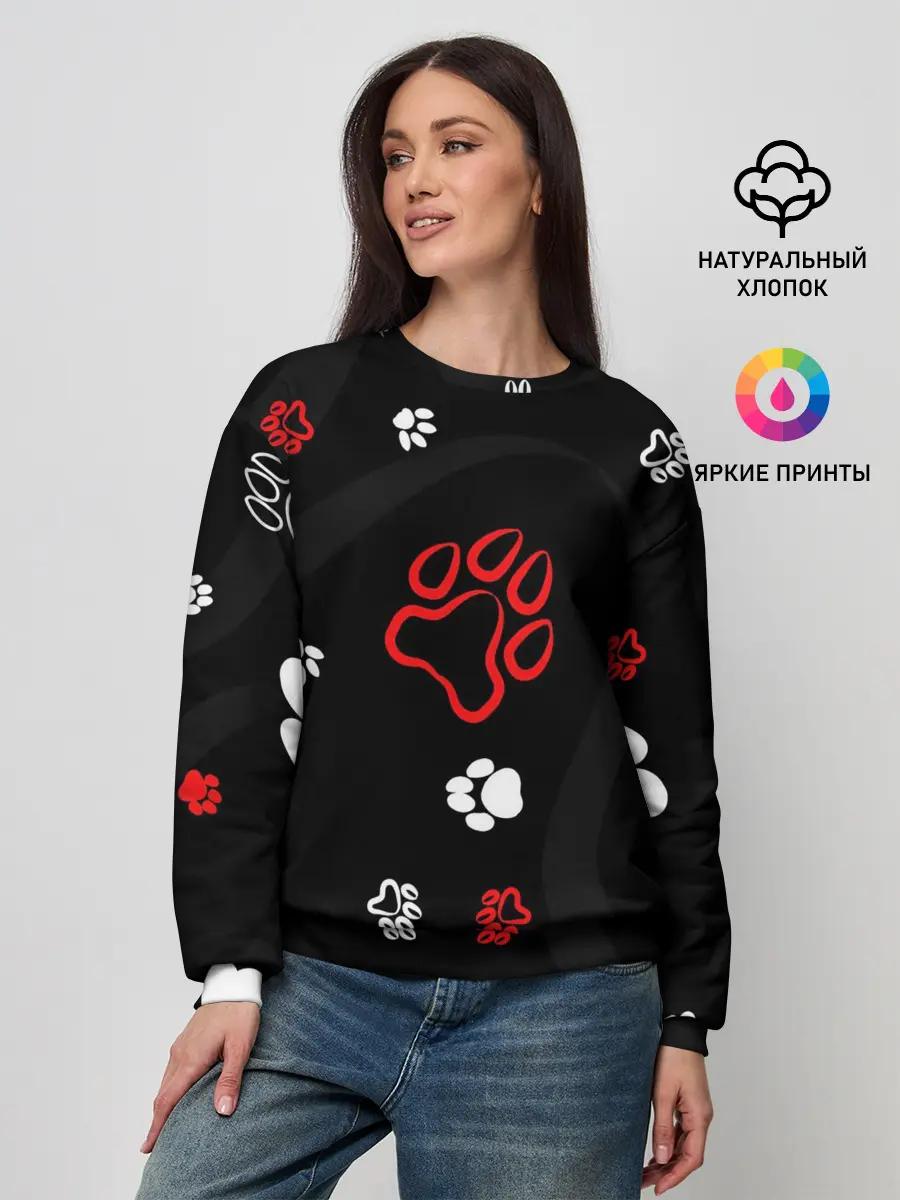 Женский свитшот / Большая лапа