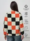 Женский свитшот / Образец шахматной доски