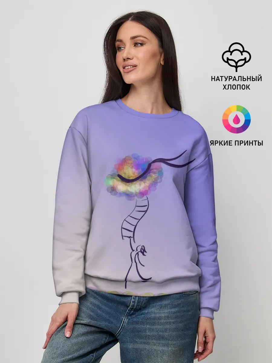 Женский свитшот / Полетели!