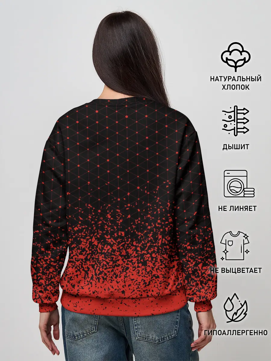 Женский свитшот / Ведьмак: Охотник на Монстров - Краска