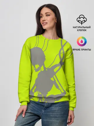 Женский свитшот / Силуэт злого духа