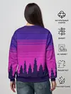 Женский свитшот / Сиреноголовый Пиксельный Город
