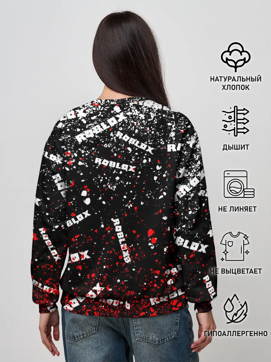 Женский свитшот / Roblox piggy/Свинка Пигги.