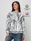 Женский свитшот / Тропические листья