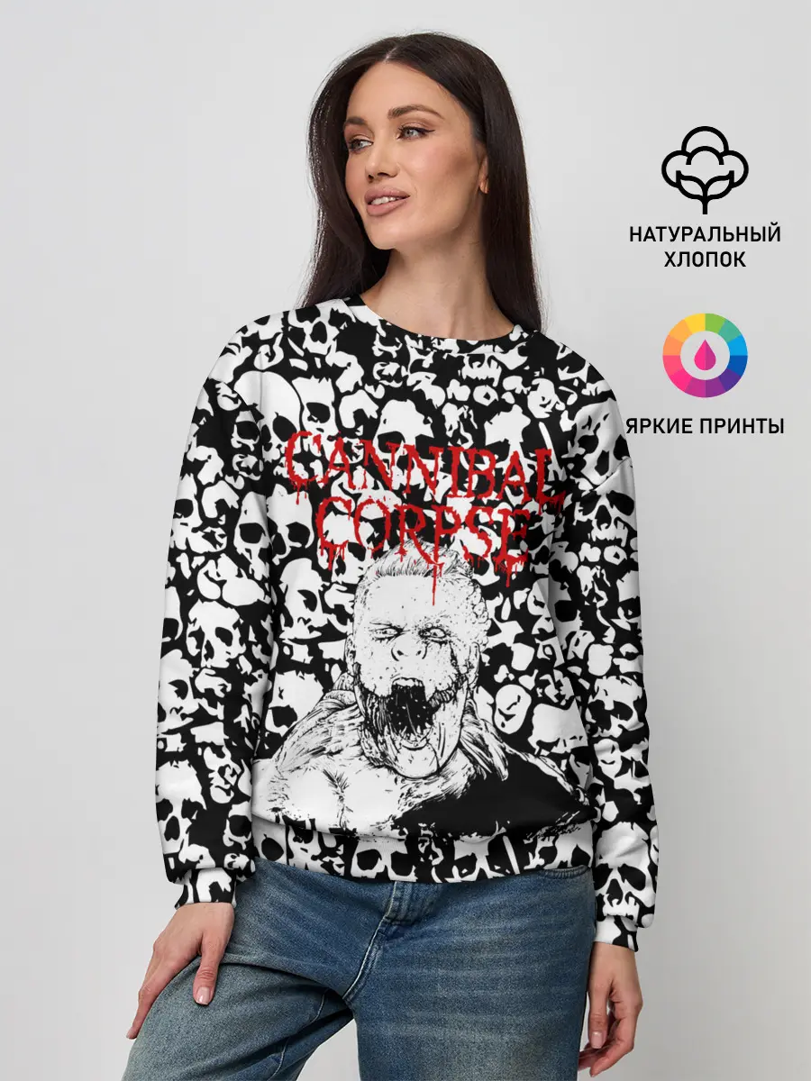 Женский свитшот / Cannibal Corpse | Труп Каннибала