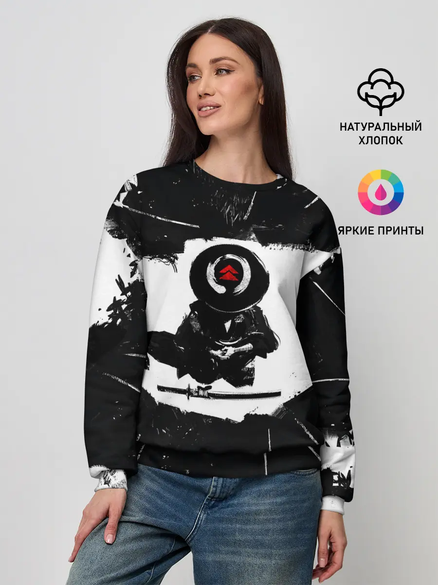 Женский свитшот / Ghost of Tsushim | Призрак Цусимы