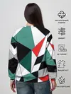 Женский свитшот / Абстрактный геометрический