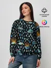 Женский свитшот / Дождливая осень.Солнце, облака