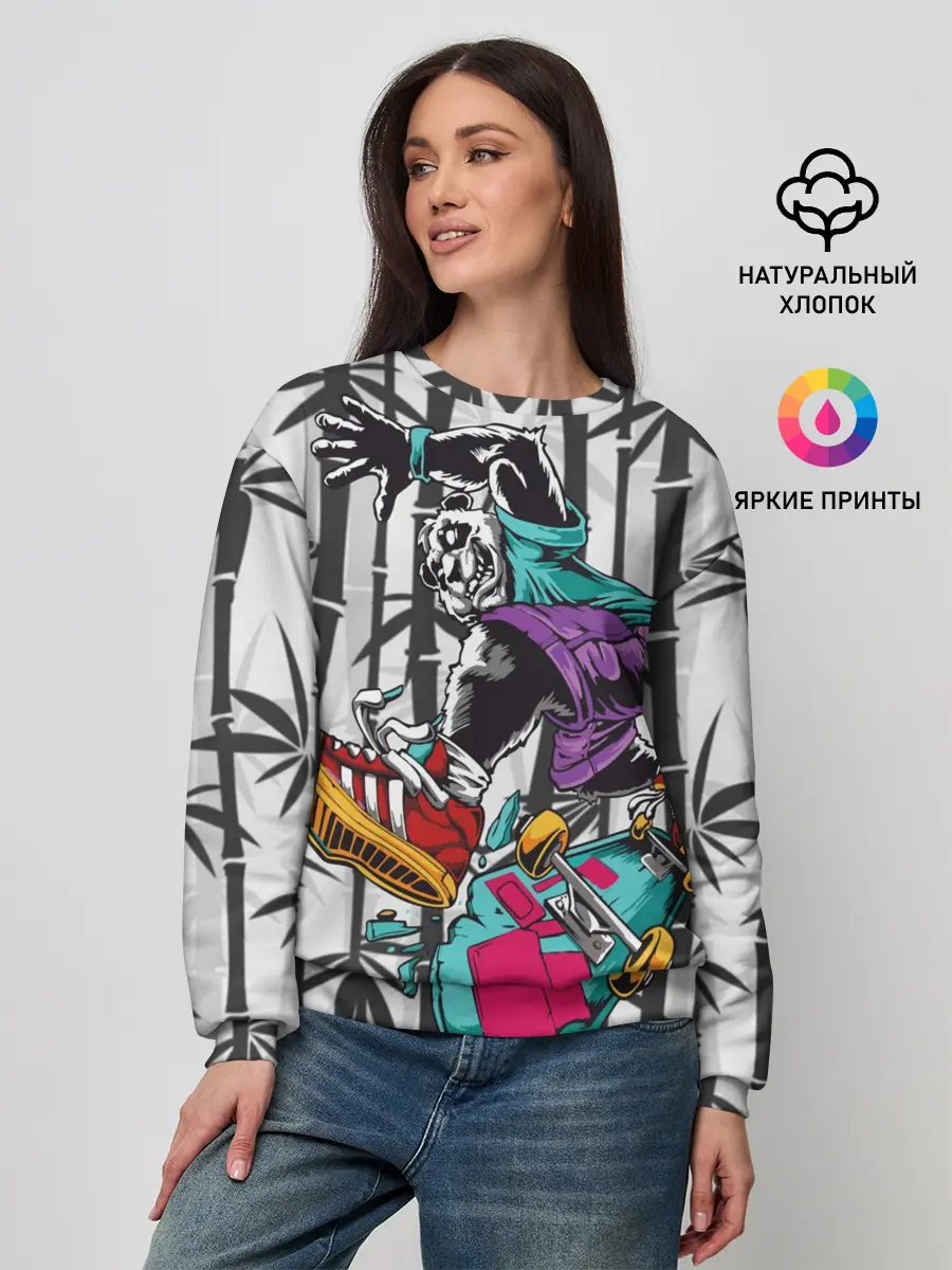 Женский свитшот / HiFi Panda