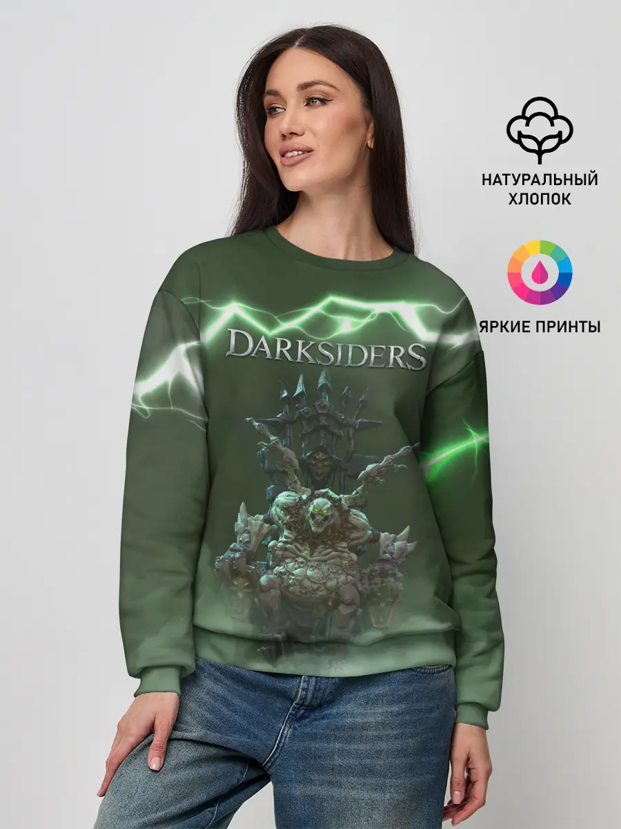 Женский свитшот / Darksiders | Гнев Войны