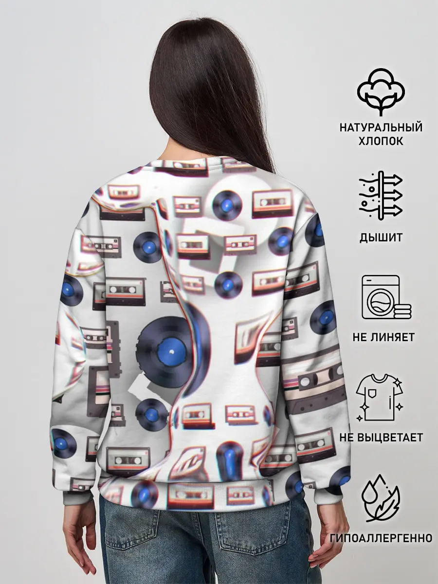 Женский свитшот / дискотека 80