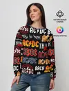 Женский свитшот / AC DC LOGOBOMBING