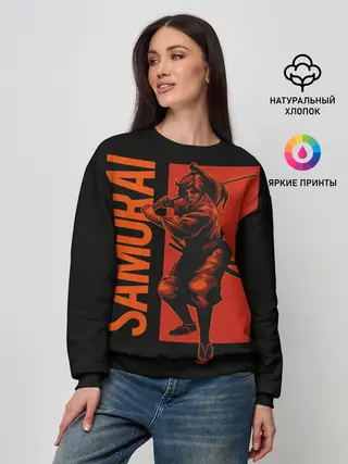 Женский свитшот / Путь самурая