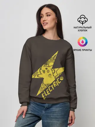 Женский свитшот / Электрические покемоны