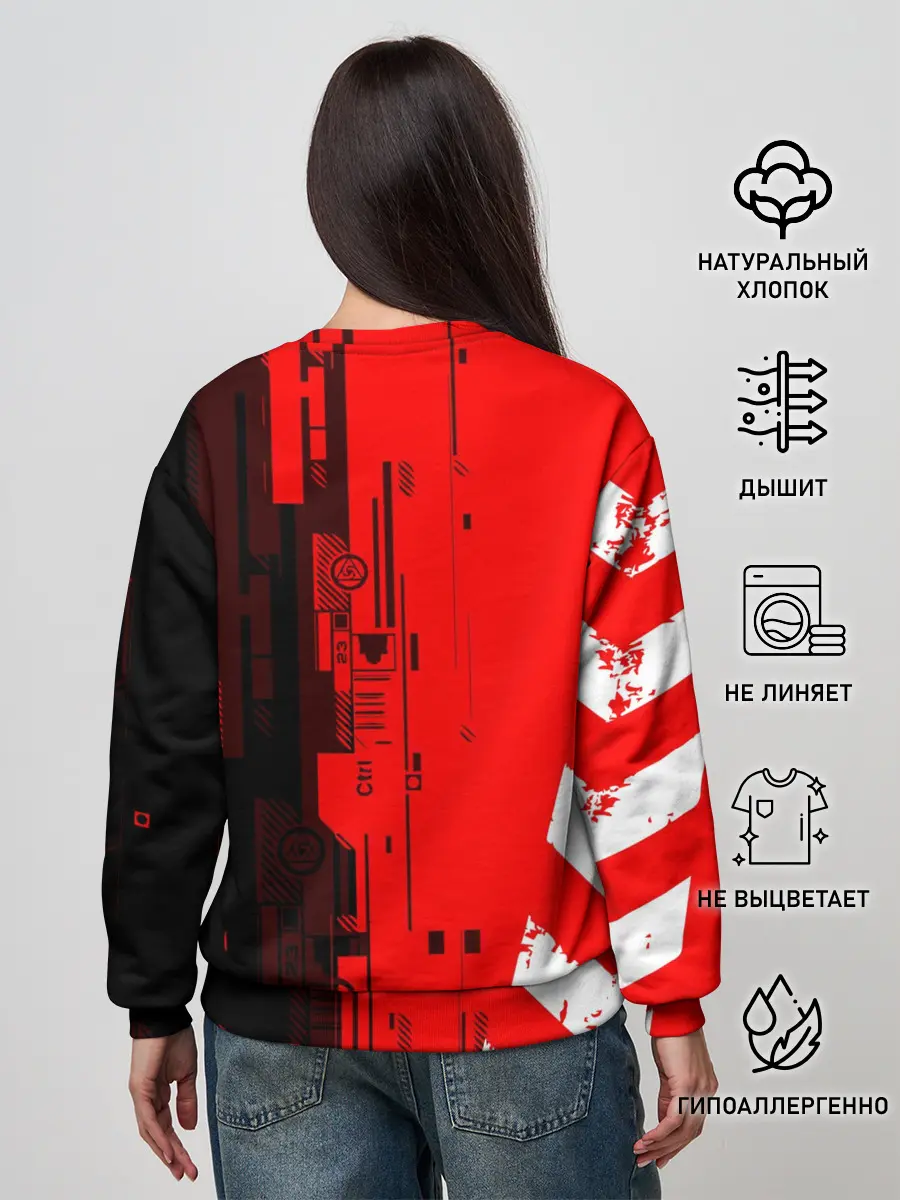 Женский свитшот / DERBI / ДЕРБИ / ТЕХНО