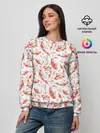 Женский свитшот / Радужные карпы