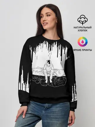 Женский свитшот / РАБОТА ДОМ | ДЕНЬ СУРКА