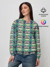 Женский свитшот / Геометрический глитч