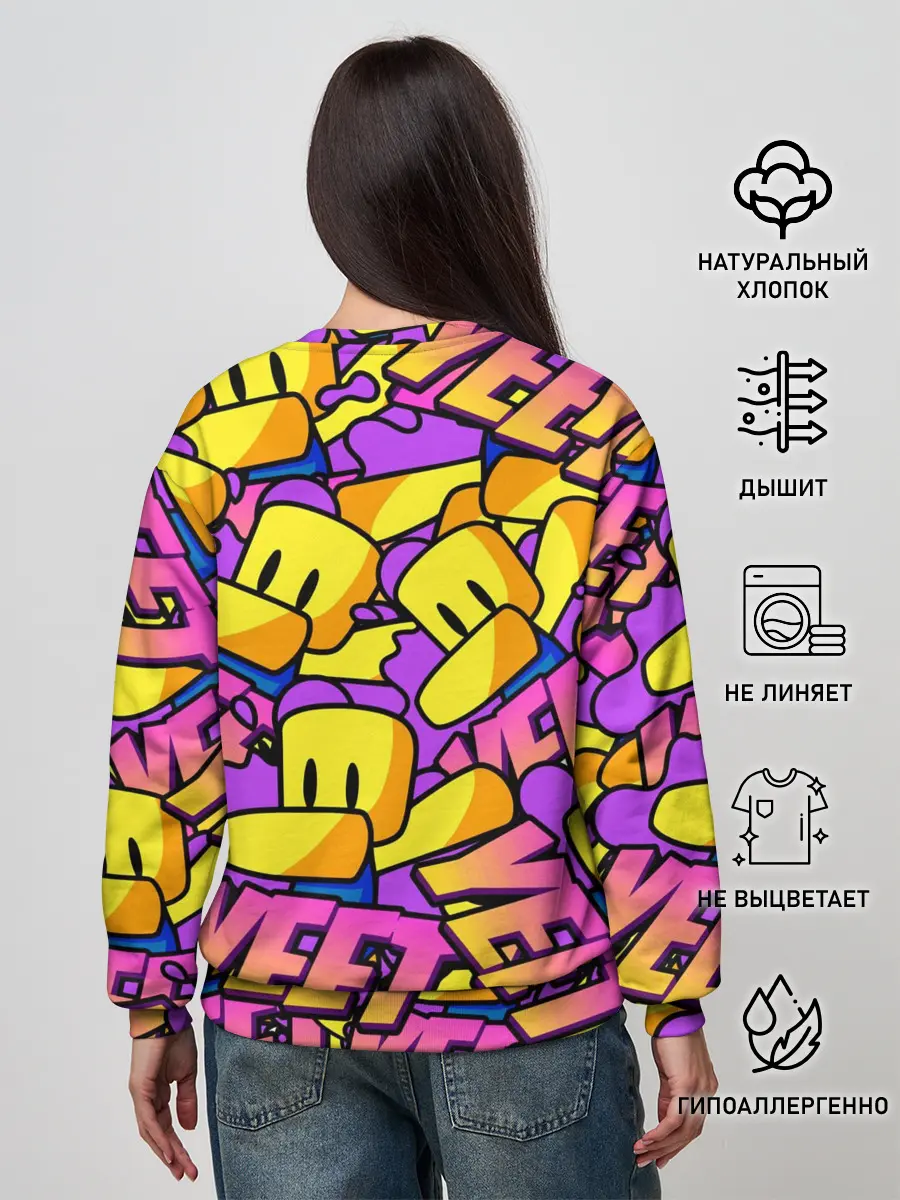 Женский свитшот / ROBLOX / РОБЛОКС / YEET