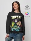 Женский свитшот / Черепашки Франкенштейны