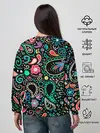Женский свитшот / Славянские узоры в новом цвете
