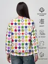 Женский свитшот / Разноцветные звездочки